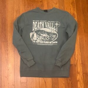 Cotton On Death Valley Graphic Crewneck Sweatshirt - Green